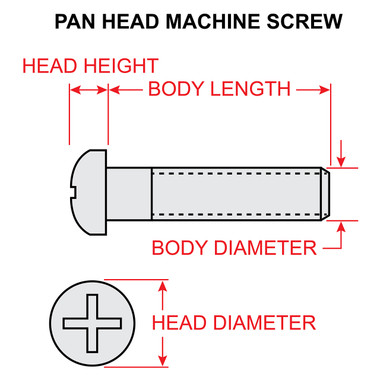 MS35214-16   BRASS ROUND HEAD SCREW - NC