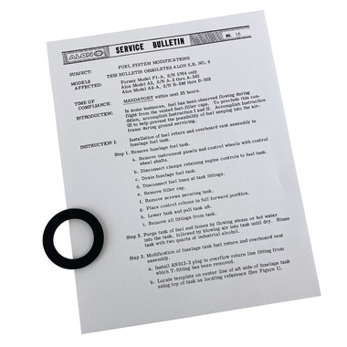 SK-50   ERCOUPE FUEL FILLER CAP FUSELAGE TANK MODIFICATION KIT