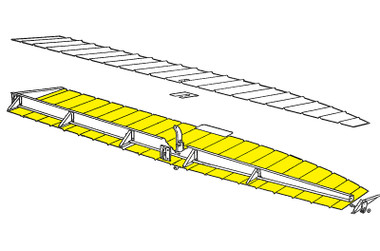 U582036   LUSCOMBE BOTTOM AILERON SKIN - LEFT