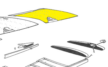 U082201-42   LUSCOMBE TOP OUTBOARD PANEL SKIN