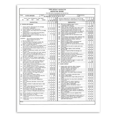 -230-3000   PIPER CLASSIC INSPECTION REPORT