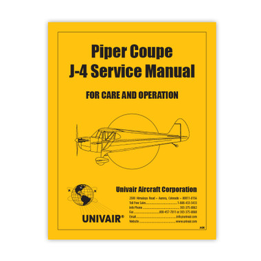 J4SM   PIPER J-4 SERVICE MANUAL