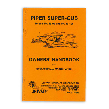 18WM125   PIPER PA-18 95/125HP OWNERS MANUAL