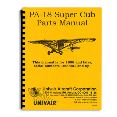-761-823   PIPER PA-18-150 PARTS MANUAL
