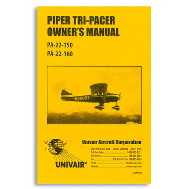 22WM150   PIPER PA-22 OWNERS MANUAL