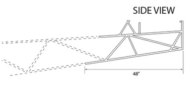 STC-SA4077NM-02   UNIVAIR SHORT TAIL REPAIR SECTION - FITS PIPER PA-18