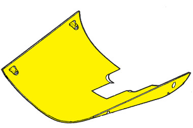 U13159-000   UNIVAIR BOTTOM COWL - FITS PIPER PA-20
