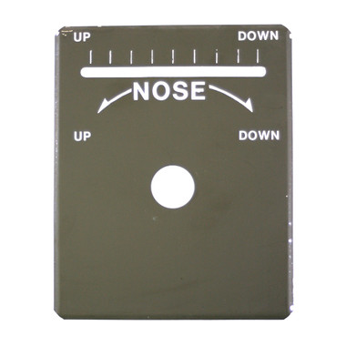 -10936-000GN   PIPER GREEN INDICATOR PLATE
