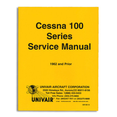 UD138-13   CESSNA 100 SERIES SERVICE MANUAL 1953-62