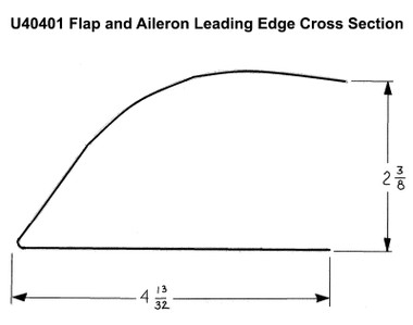 U40401-002   UNIVAIR LEADING EDGE COVER - FITS PIPER