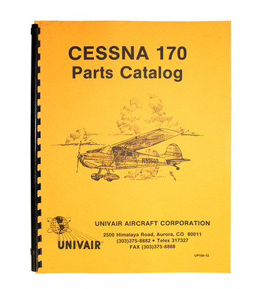 UP106-12   CESSNA 170 PARTS CATALOG 1948