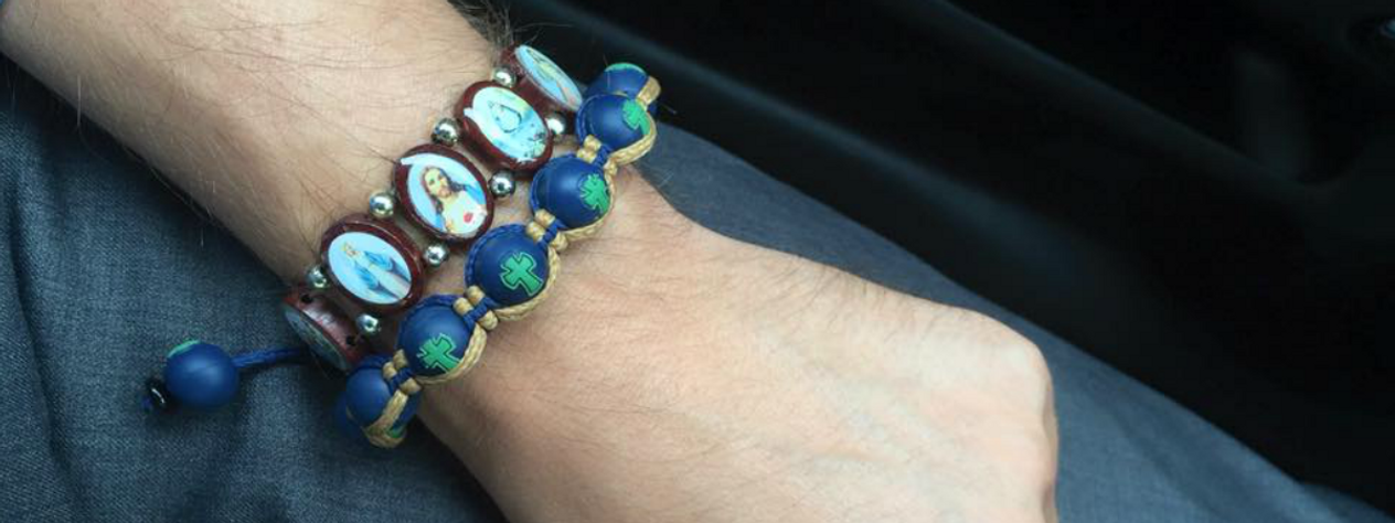 Man Gets Pulled Over for Speeding, Gives State Trooper a Saint Bracelet