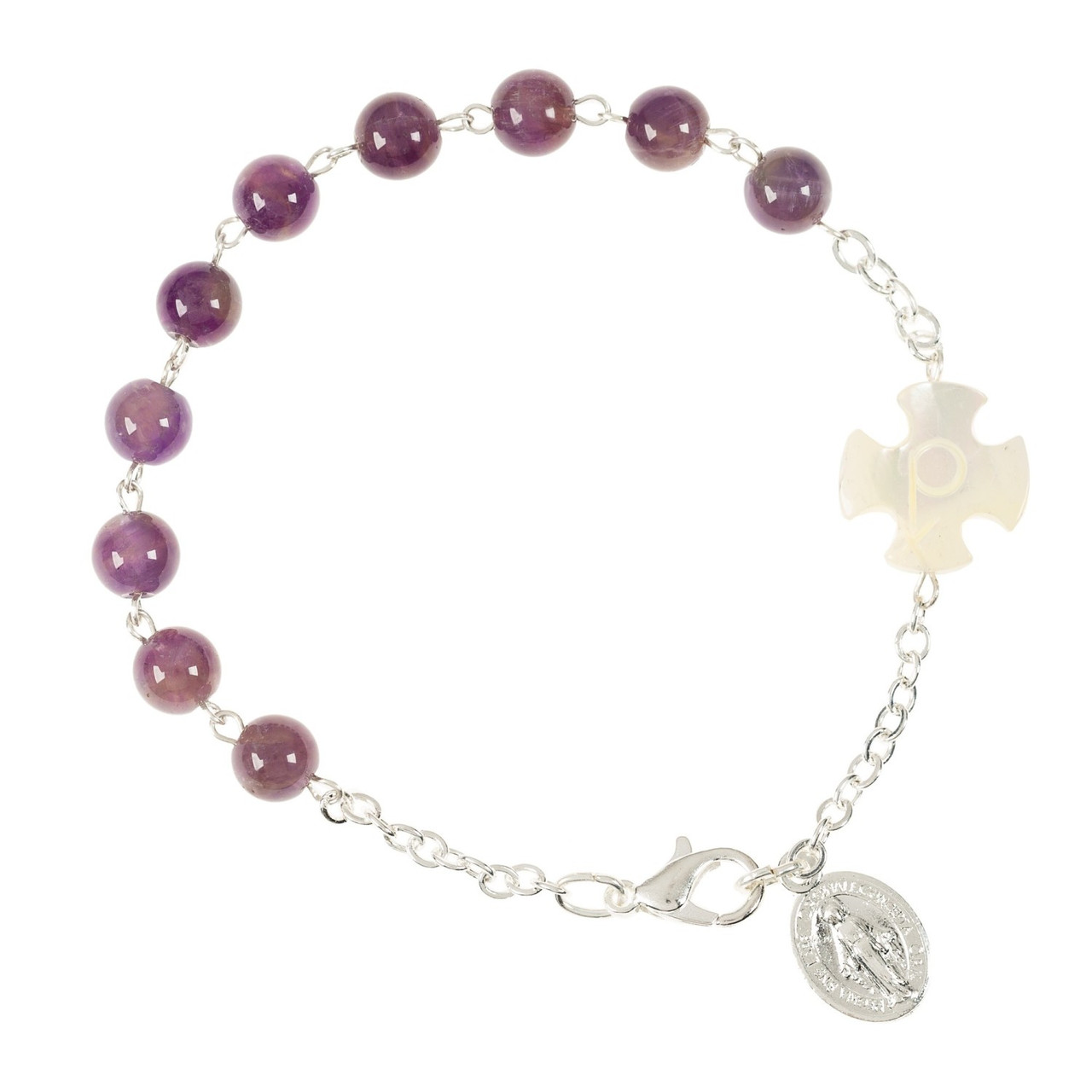 Amethyst Rosary Bracelet | The Catholic Company®