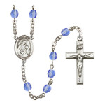 St. Ann Blue September Rosary 6mm