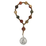 St. Dymphna Anxiety/Depression Decade Rosary with Card