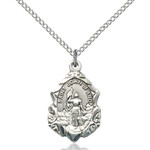 Sterling Silver St. Joan of Arc Pendant - 2509278 thumbnail 1