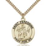 14kt Gold Filled St. Peregrine Pendant - 2508028