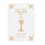 Personalized Chalice First Communion Bible