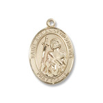 14kt Gold Filled St. Adrian of Nicomedia Pendant w/ Chain