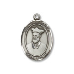 Sterling Silver St. Philip Neri Engraved Pendant w/ Chain