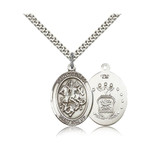 Sterling Silver St. George Pendant w/ US Air Force Insignia