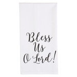 "Bless Us, O Lord" Calligraphy Dish Towel