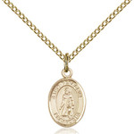 14kt Gold Filled St. Peregrine Laziosi Petite Pendant