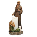 St. Francis Candleholder & Statue thumbnail 1