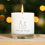 Silent Night Christmas Candle