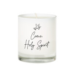 Come Holy Spirit Dove Candle