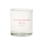 Personalized First Communion Candle for Girls