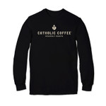 Catholic Coffee Logo Long Sleeve Tshirt