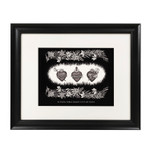 Three Hearts Framed Print - 16x20