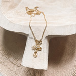 Petite Gold/Silver Filigree Crucifix Necklace