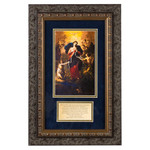 Mary Untier of Knots & Marriage Prayer in Dark Onate Frame