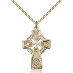 14kt Gold Filled Celtic Cross Pendant