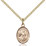 14kt Gold Filled St. Anthony Of Egypt Petite Pendant thumbnail 1