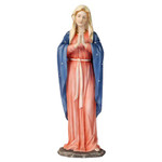 Adoring Virgin Statue, Color, 11.75"