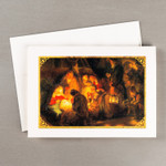 Rembrandt's Pupil Adoration of the Shepherds Christmas Cards - Set of 20 thumbnail 1