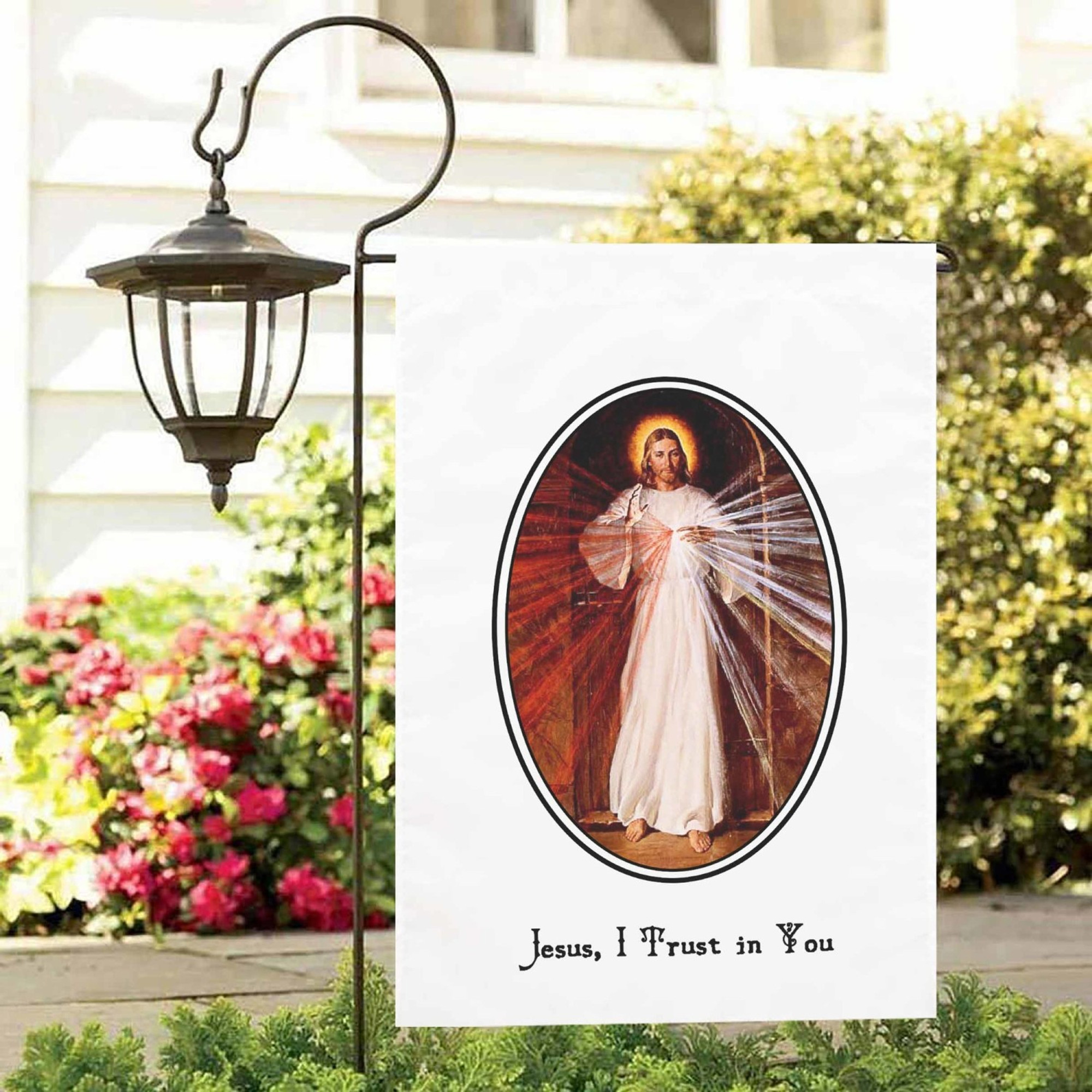 Divine Mercy Garden Flag | The Catholic Company®