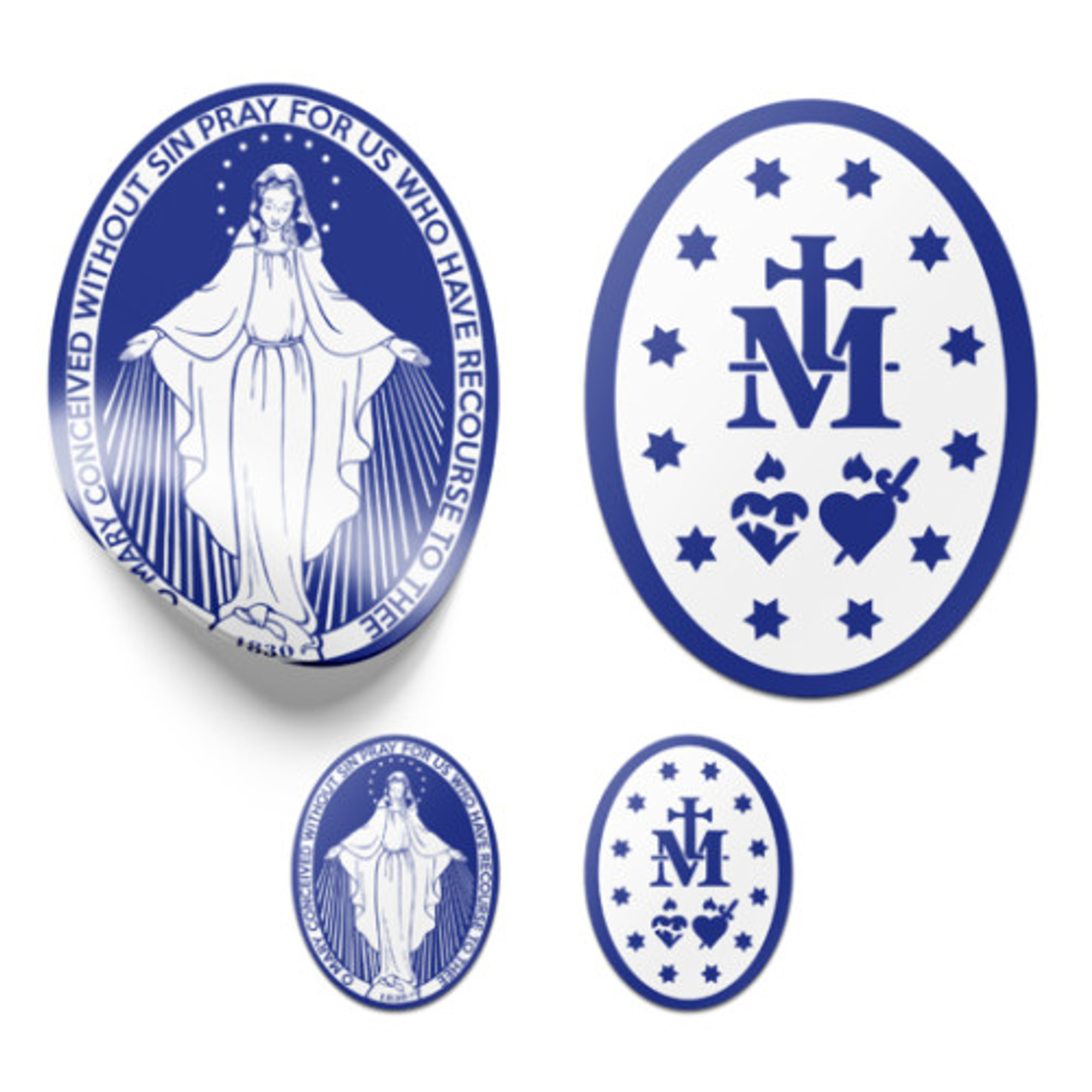 Miraculous Medal Catholic Sticker