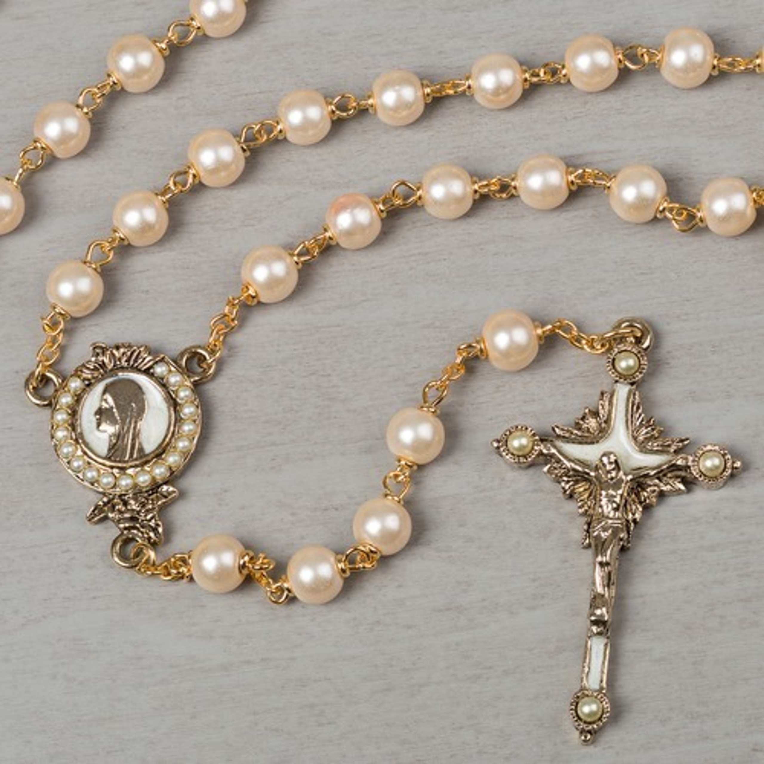 Pearls of Mary Rosary | The Catholic Company®