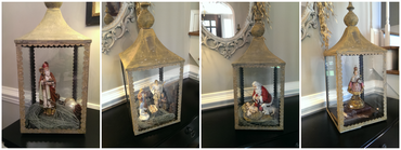 Catholic Christmas Decorating Idea: One Lantern, Four Ways!