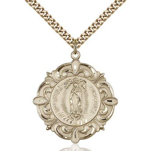 14kt Gold Filled Our Lady of Guadalupe Bliss Pendant