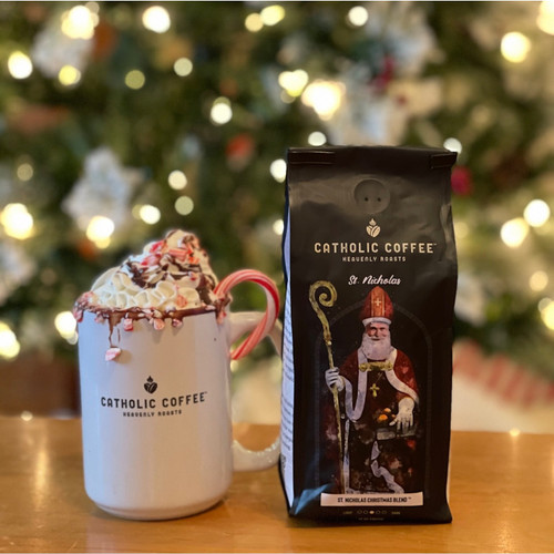 St. Nicholas Coffee & Leather Tumbler Gift Set