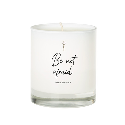 Be Not Afraid John Paul II Candle