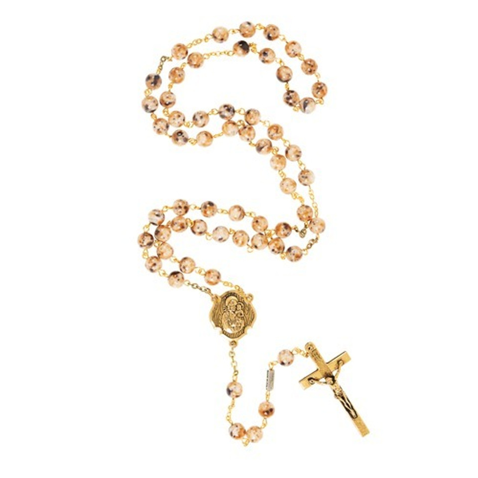 St. Joseph Bohemian Glass Rosary | The Catholic Company®