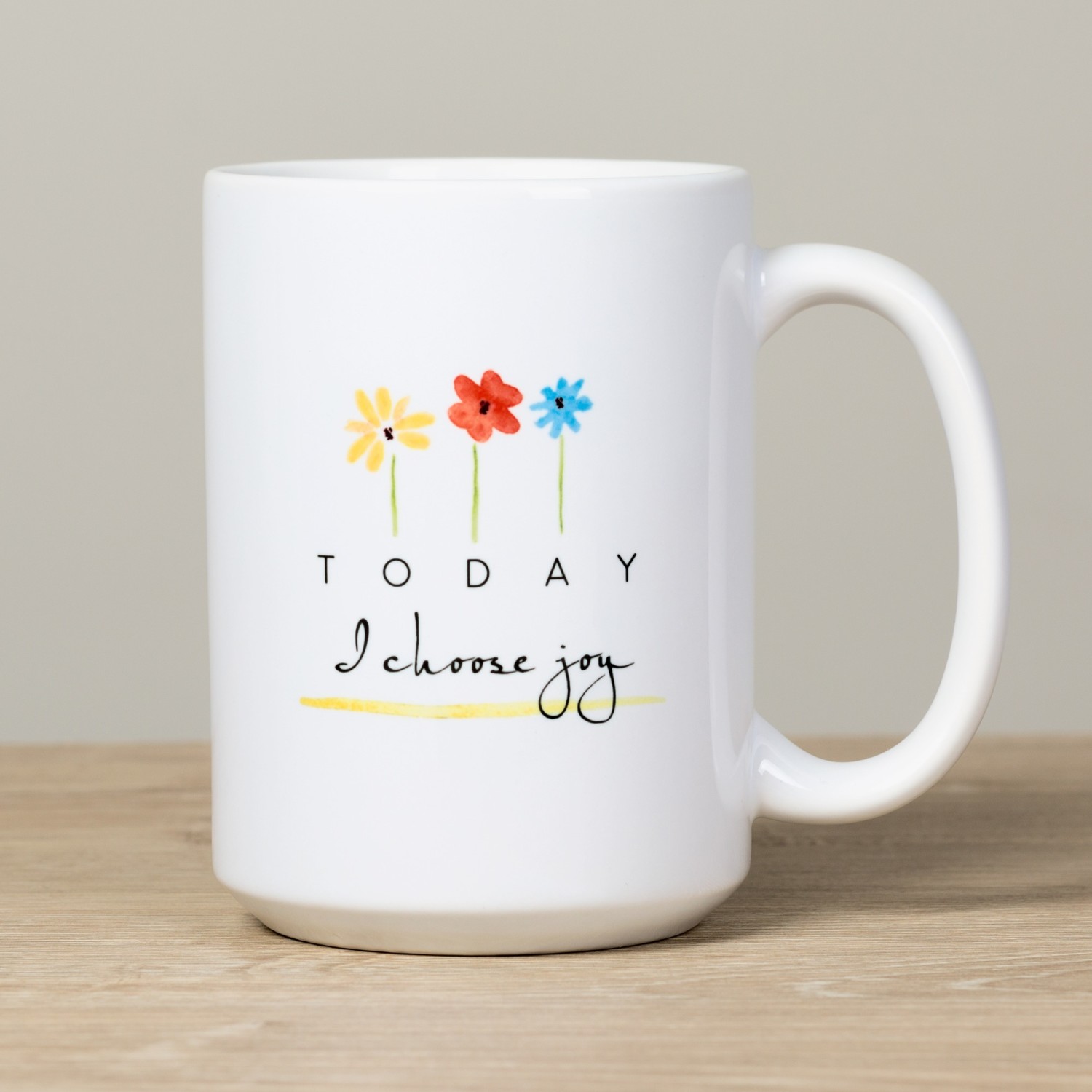 Choose Joy Stoneware Coffee Mug