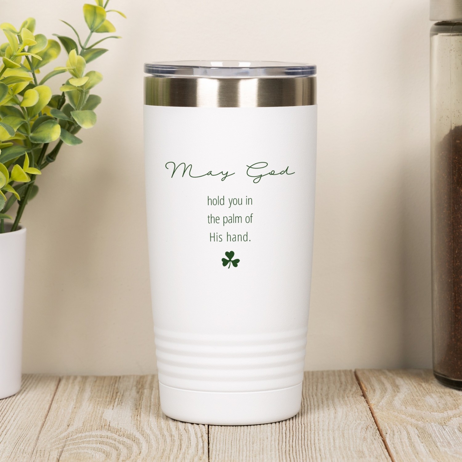 Irish Blessing Insulated White 20oz Tumbler