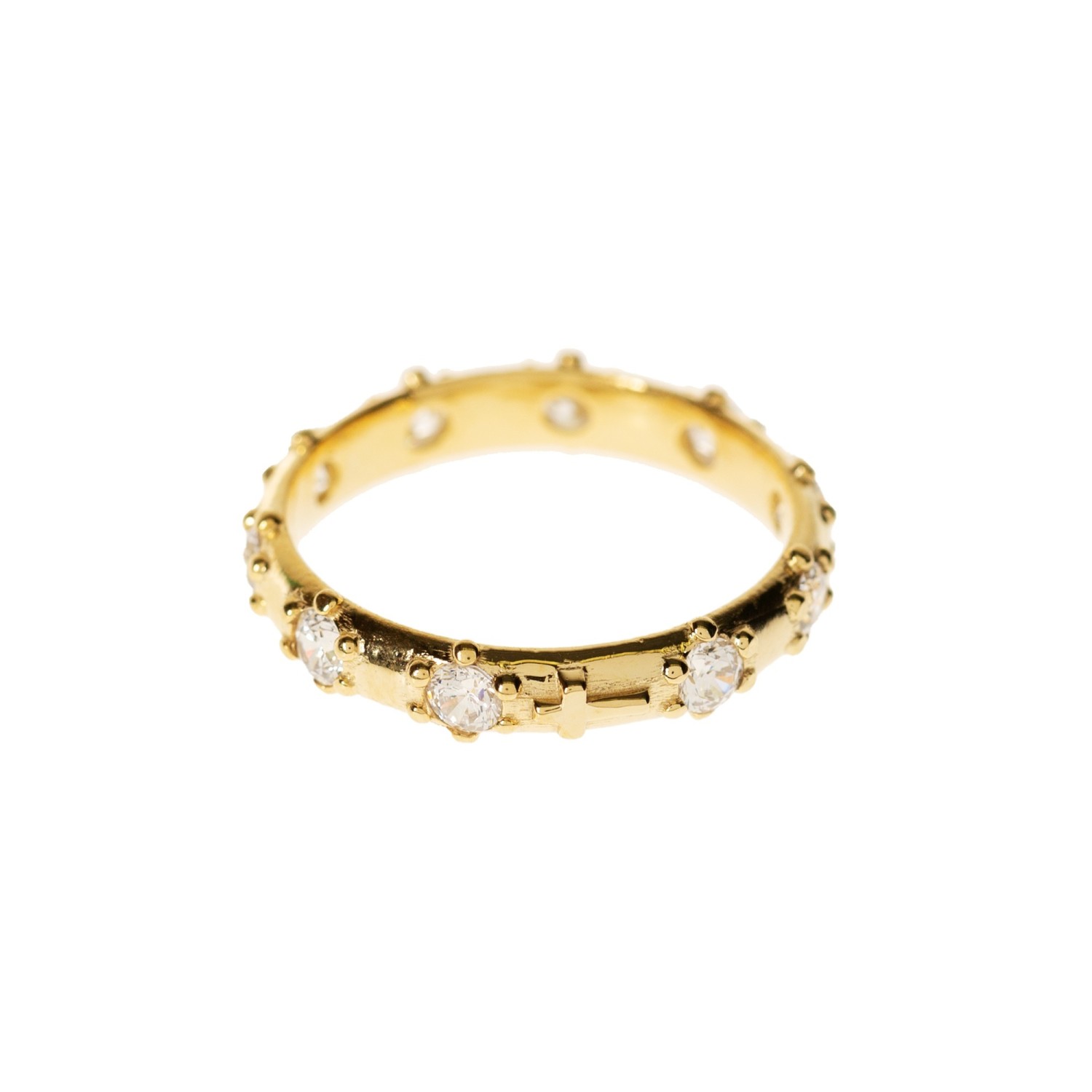 Amazon.com: Holyart Golden Rosary Ring, 17 mm (0.669 inc.) - UK L : Home &  Kitchen